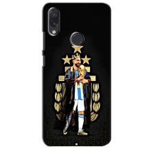 Чехлы для Sansung Galaxy M10s (Leo чемпион) (AlphaPrint) (Месси Король)