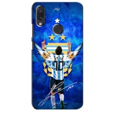 Чехлы для Sansung Galaxy M10s (Leo чемпион) (AlphaPrint) (Месси сборная)