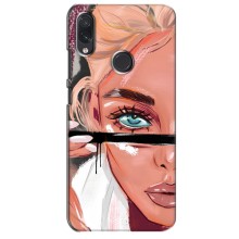 Чехол с печатью для Sansung Galaxy M10s - (Мода) (AlphaPrint) – Макияж