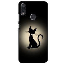 Чохол з принтом для Sansung Galaxy M10s (AlphaPrint) Модні коти (Силует котика)