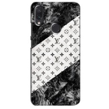 Чехол Стиль Louis Vuitton на Sansung Galaxy M10s (LV на белом)