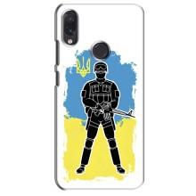 Патріотичні Чохли для  Самсунг Галаксі М10с (Солдат України)