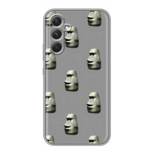 Бампер с принтом Мемы для Sony Xperia 1 VI (Каменное лицо)