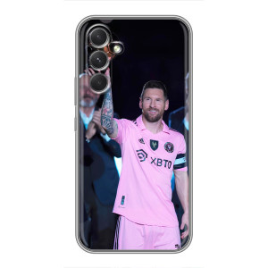 Чехлы Лео Месси в Майами на Sony Xperia 1 VI (Золотой мяч Месси)