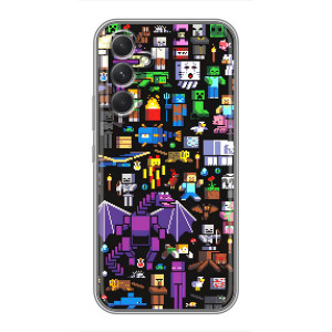 Чехол майнкрафт для Sony Xperia 1 VI – Все персонажи