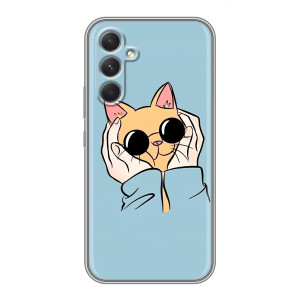 Бампер с изображением Котиков для : Sony Иксперея 1 VI (КОТИК в очках)