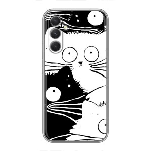 Бампер с изображением Котиков для : Sony Иксперея 1 VI (КОТИКИ)