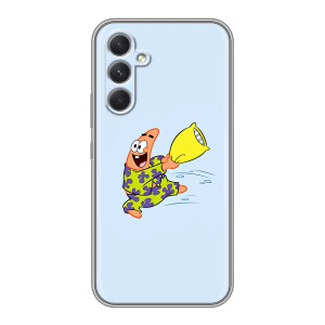 Чехол с картинкой Патрик на Sony Xperia 1 VI (Патрик с подушкой)