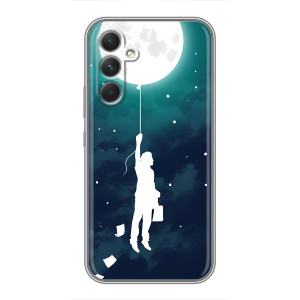 Чехол (ТПУ) с планетами на Sony Xperia 1 VI – To The moon