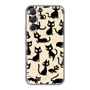 Чехол с рисунком кот на Sony Xperia 1 VI