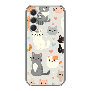 Чехол с рисунком кот на Sony Xperia 1 VI