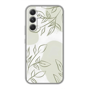 Чехол цветочный дизайн для Sony Xperia 1 VI – Зелёный дизайн