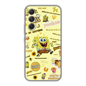 Силиконовый чехол Спанч Боб на : Sony Иксперея 1 VI – Спанч Боб бежит