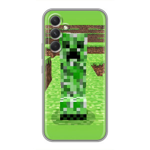 Чехлы для Sony Xperia 1 VI (Персонажи Майн Крафт) – Крипер 2
