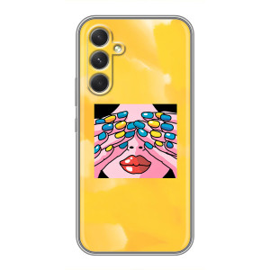 Силиконовый бампер с принтом (ПАТРИОТ) для Sony Xperia 1 VI (Патриотка)