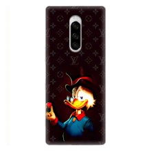 Чехлы для Sony Xperia 1 - Скрудж МакДак Louis Vuitton (PREMIUMPrint) (Скрудж с бриллиантом)