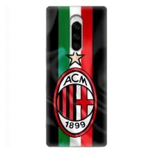 Чехлы для Sony Xperia 1 (VPrint) - Футбольные клубы (ФК Милан)
