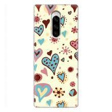 Чехлы для любимой на Сони Хпериа 1 (VPrint) (Сердечки)