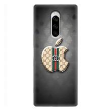 Чехлы ГУЧЧИ для Сони Хпериа 1 (AlphaPrint) (Apple gucci)