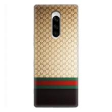 Чехлы ГУЧЧИ для Сони Хпериа 1 (AlphaPrint) (Гуччи Фон)