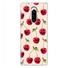 Чехлы с Фруктами для Sony Xperia 1 (VPrint) (Вишня)