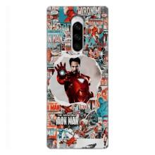 Чехлы с героями Марвел Sony Xperia 1 (VPrint)