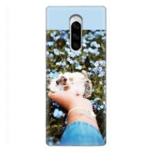 Чехлы с изображением разных животных для Sony Xperia 1 – Ежик на руках