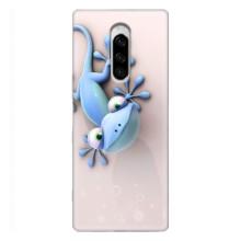 Чехлы с изображением разных животных для Sony Xperia 1 – Геккон