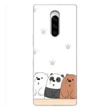 Чехлы с изображением разных животных для Sony Xperia 1 – Удивленные медвеженки