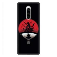 Чехлы с картинкой Итачи Учиха на Sony Xperia 1 – Итачи на черном