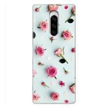 Чехлы с принтом Розочки для Sony Xperia 1 – Разные цветы