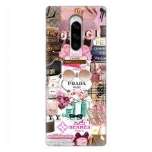 Чехол (Dior, Prada, YSL, Chanel) для Sony Xperia 1 (Бренды)