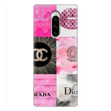 Чехол (Dior, Prada, YSL, Chanel) для Sony Xperia 1 (Модница)