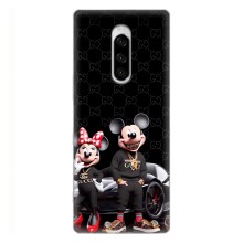 Чехол Disney Mouse Sony Xperia 1 (PREMIUMPrint) (Семья Маусов)