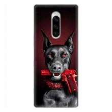 Чехол ДОБЕРМАН для Sony Xperia 1 – Доберман злой