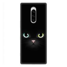 Чехол на тематику: Коты для Sony Xperia 1 – Черный Котик