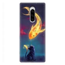 Чехол на тематику: Коты для Sony Xperia 1 – Встреча