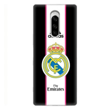 Чехол для Sony Xperia 1 с принтом (Лого Real Madrid)