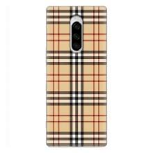Чохол з Брендами одягу на Соні Ксперіа 1 – Burberry стиль
