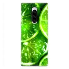 Чехол с изображением  вкусной еды для Sony Xperia 1 – Яркий ЛАЙМ