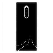 Чехол с картинками на черном фоне для Sony Xperia 1 – Дорога