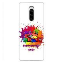 Чехол Амонг Ас для Sony Xperia 1 (AlphaPrint) (Яркий АмонгАс)