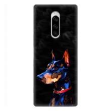 Бампер для Sony Xperia 1 с картинкой "Песики" (Собака Мопс)