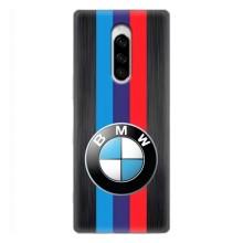 Чехол для Сони Хпериа 1 - с принтом БМВ (AlphaPrint) (Лого BMW)