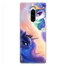 Чехол для Сони Хпериа 1 - (Единорожки - Новинки) (AlphaPrint) (Единорожки)
