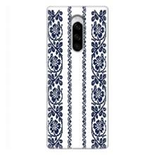 Силіконовый Чохол на Sony Xperia 1 з картинкой Вишиванки – Синя вишиванка