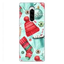 Чехол Санта Клаус для Sony Xperia 1 (Одежда)