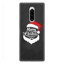 Чехол Санта Клаус для Sony Xperia 1 (Санта Крисмас)