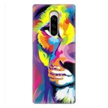 Чехол со Львом для Sony Xperia 1 (VPrint) (Яркий Лев)