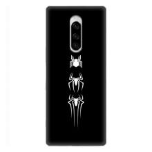 Чехол Супергерой Человека Паука на Sony Xperia 1 – Лого паука